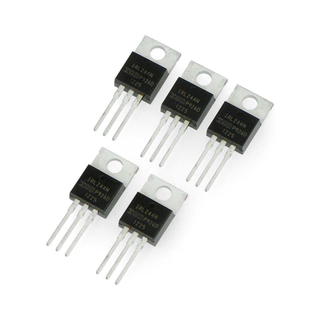 Transistor N-MOSFET IRLZ44N - THT - 5pcs