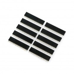 Socket 1x16pin - 2,54mm