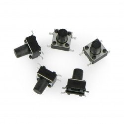 Tact Switch 6x6mm / 8mm SMD 5pcs