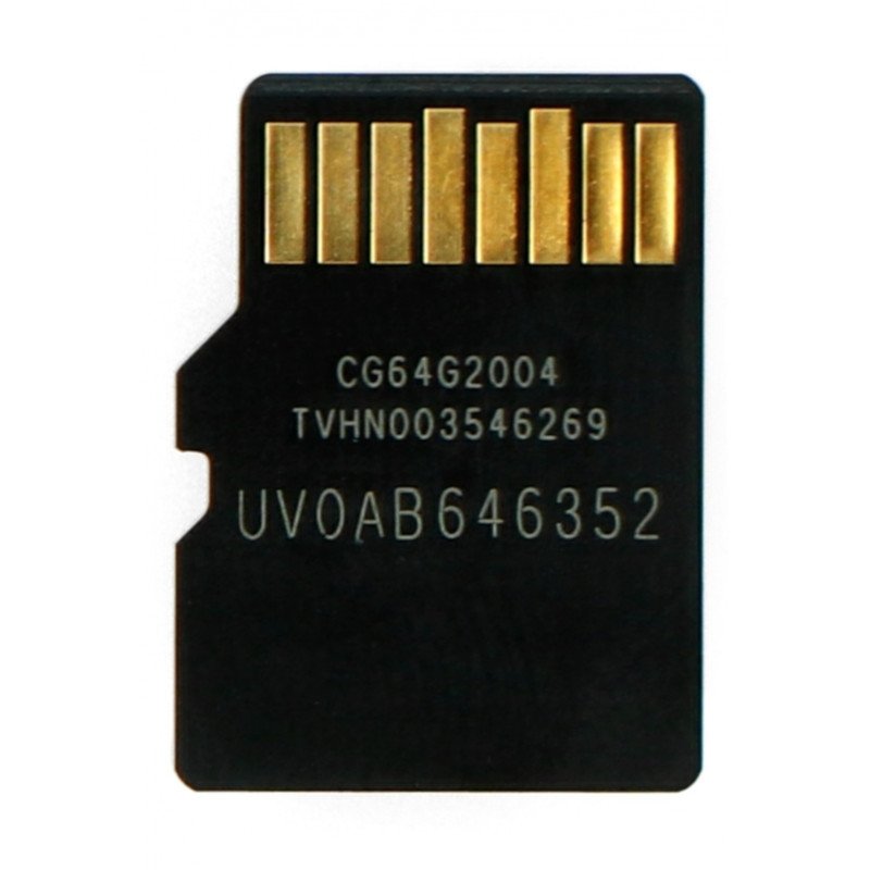 Panasonic microSD 64GB 40MB/s class A1 + Raspbian system for Raspberry Pi 4B/3B+/3B/2B/Zero