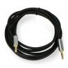 Kruger&Matz Jack 3.5mm stereo black cable - 1.8m - zdjęcie 2