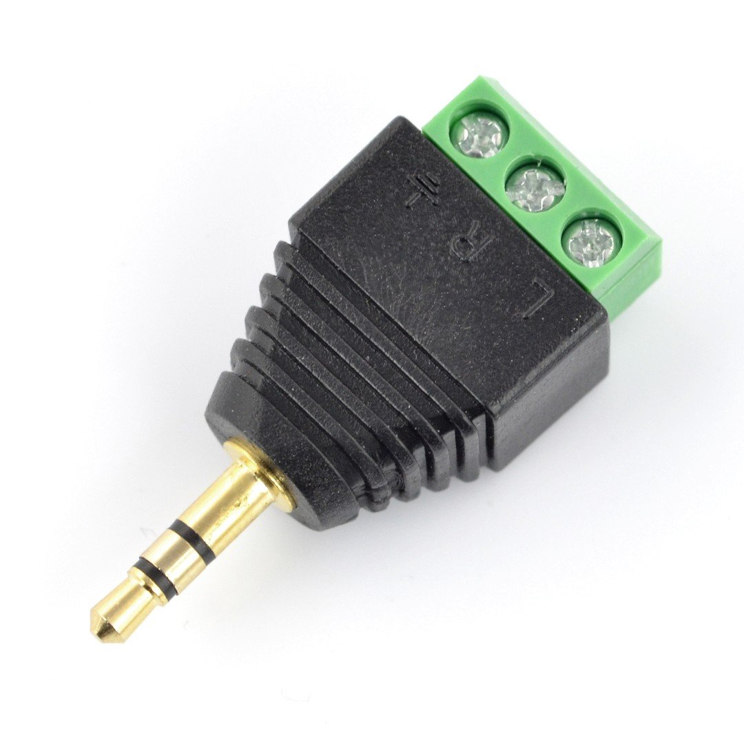 3.5mm jack plug with quick release screw