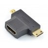 HDMI to miniHDMI / microHDMI adapter - zdjęcie 2