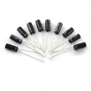 Electrolytic capacitor 220uF/25V 8x12mm 105C THT - 10pcs.