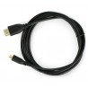 Lanberg microHDMI cable - HDMI - 1.8m - zdjęcie 3