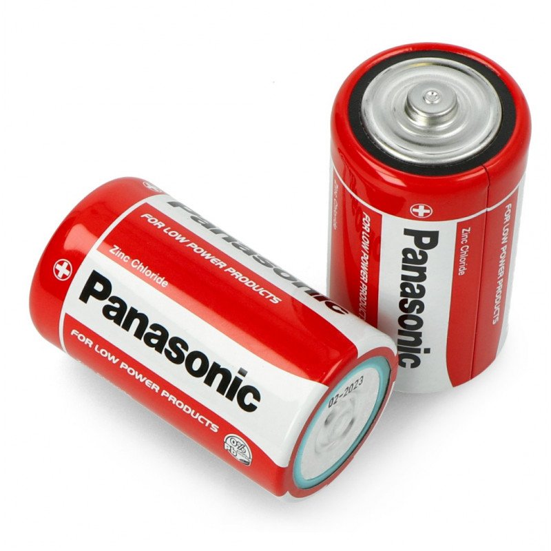 Battery R20 Panasonic type D - 2pcs.