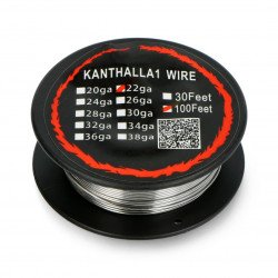 Resistance wire Kanthal A1 0.64mm 4.9Ω/m - 30.5m