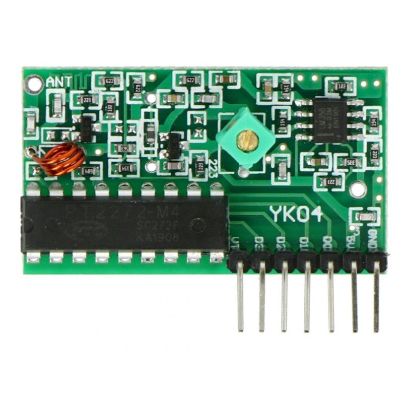 Programmable Four-channel Universal Key Fob - 433MHz