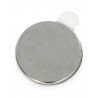Round neodymium magnet with adhesive layer N N N35/Ni - 10x1mm - zdjęcie 3