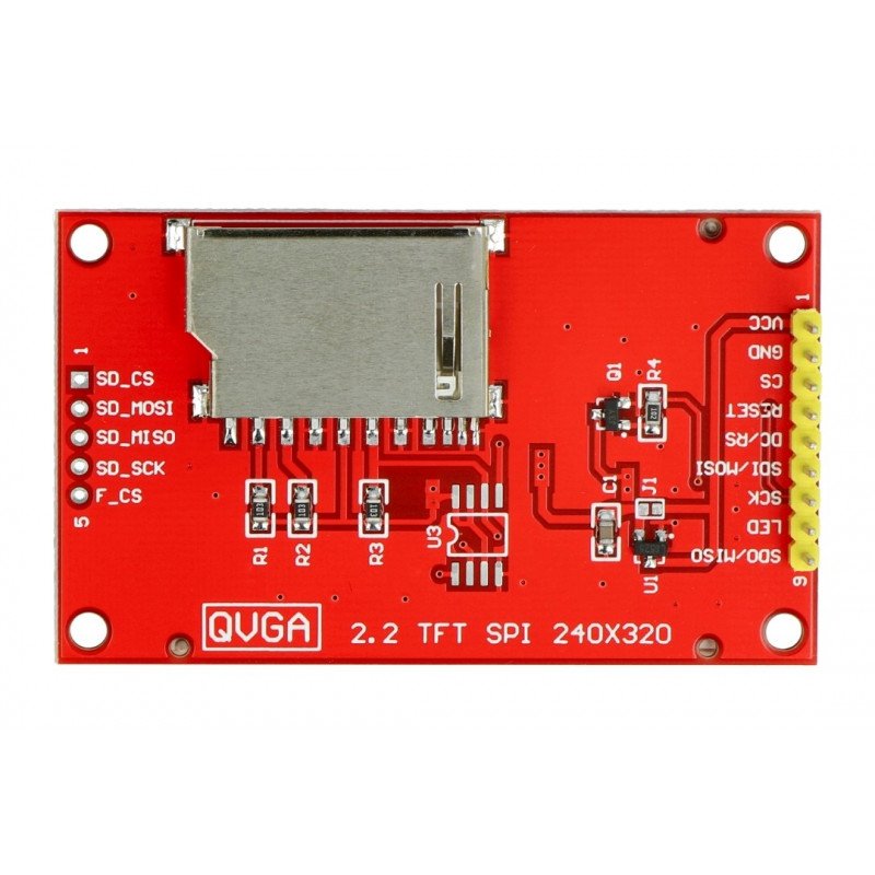 TFT 2.2'' 320x240 LCD display module for Raspberry Pi