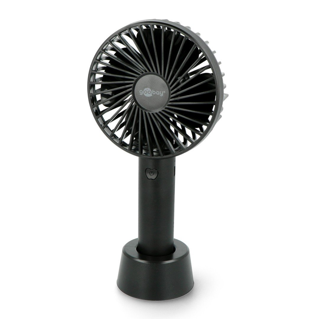 Mini handheld USB fan with a 5V - 206mm Goobay standalone function
