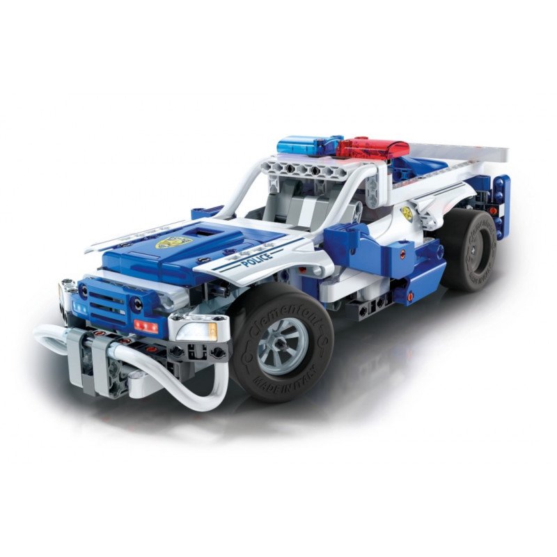 Construction kit - Remote controlled police car - Clementoni 50124