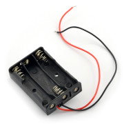 Basket for 3 AAA (R3) type batteries