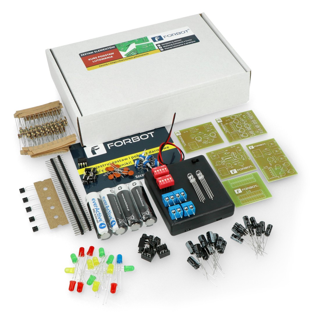 FORBOT KIT - set for learning how to solder THT elements