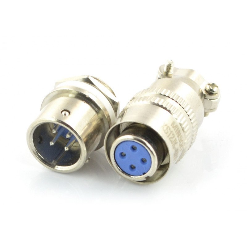 Industrial connector ZP2 with quick-connector - 4-pin