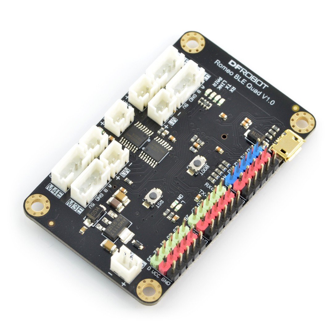 Romeo Quad BLE - Bluetooth 4.0 + driver engines - compatible with Arduino