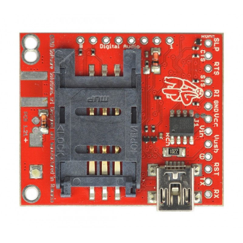 GSM-3G-SIM-card - d-u3G μ-v shield.1.13 - Arduino and Raspberry Pi connector.FL