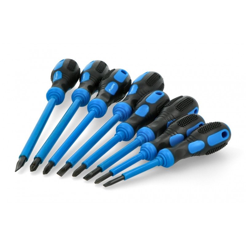 Set of screwdrivers with Lanberg NT-0802 magnet - 8pcs.