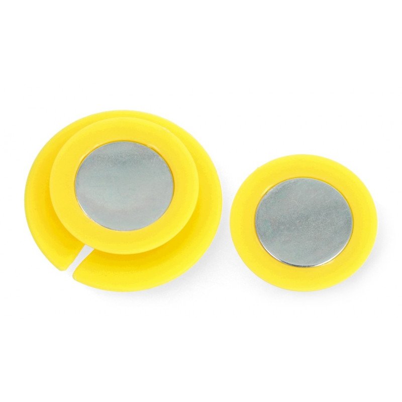 Blow cable organizer - magnetic clip yellow