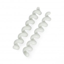 Organiser for cables Blow - elastic white spring - 2pcs.