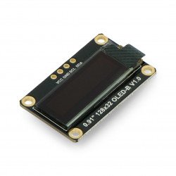 OLED monochrome graphic display 0.91'' 128x32px I2C - DFRobot DFR0648