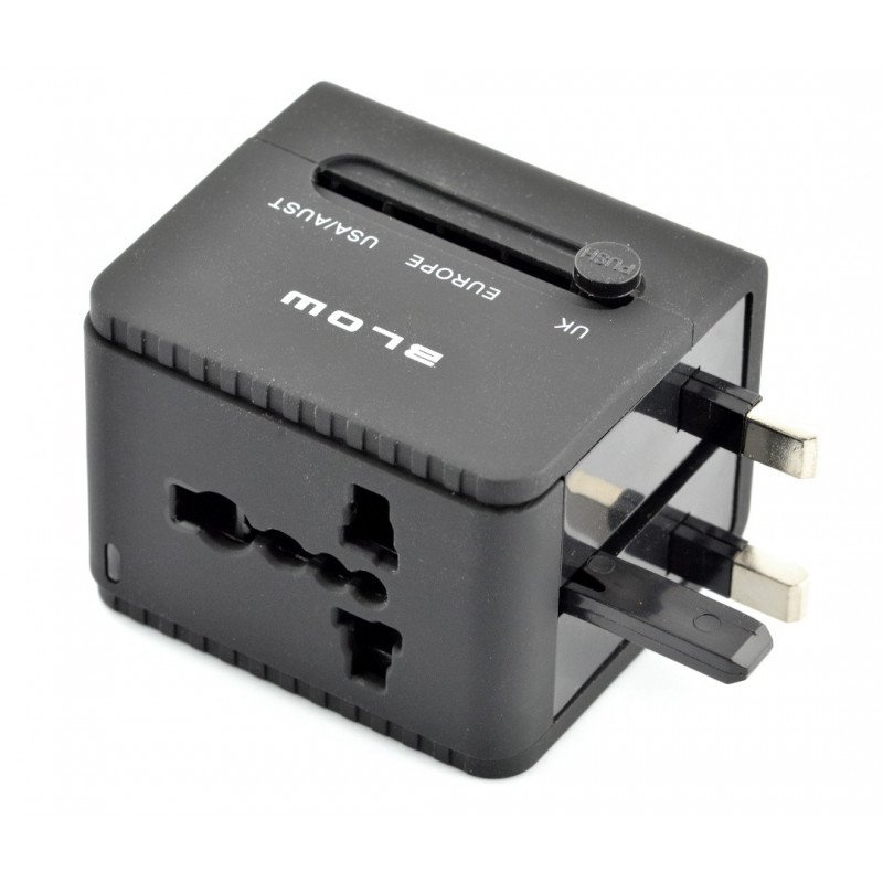 Universal network plug with USB BLOW