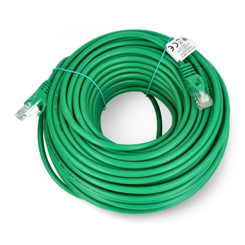 Lanberg Ethernet Patchcord UTP 5e 30m - green