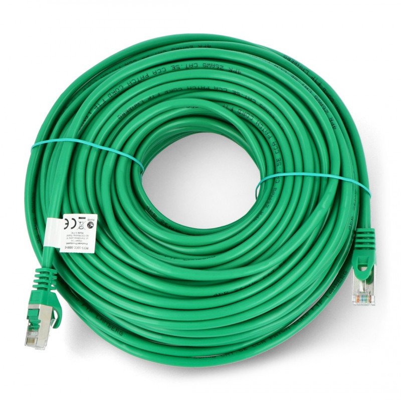 Lanberg Ethernet Patchcord FTP 5e 30m - green