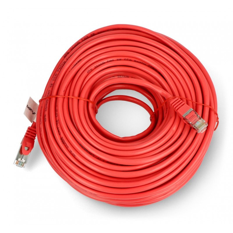 Lanberg Ethernet Patchcord FTP cat 5e 30m - red
