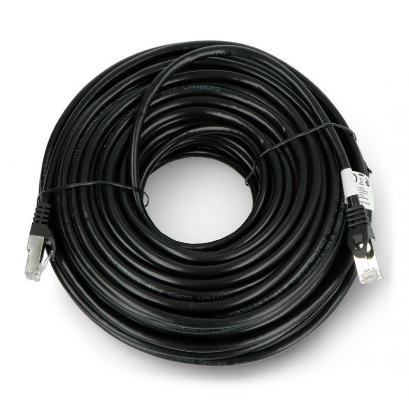 Lanberg Ethernet Patchcord FTP cat.6 30m - black
