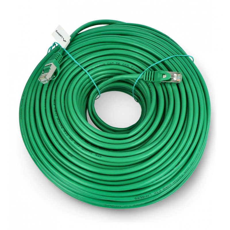 Lanberg Ethernet Patchcord FTP 5e 50m - green