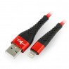 eXtreme Spider USB A - Lightning for iPhone/iPad/iPod 1.5m - red - zdjęcie 1