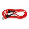 eXtreme Spider USB A - Lightning for iPhone/iPad/iPod 1.5m - red - zdjęcie 2