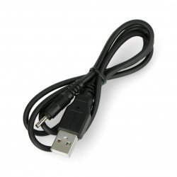60cm Durable ZQ House USB Male to DC 2.5 x 0.7mm Power Cable Length 