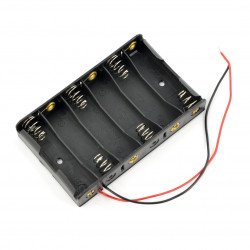 Basket for 6 AA (R6) type batteries