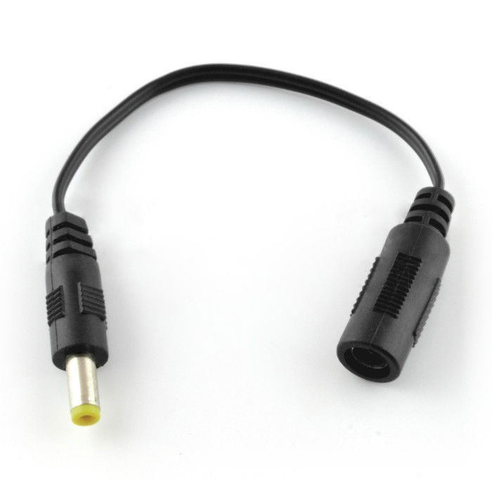 DC 5,5/2,1 socket adapter - DC 4,8/1,7 plug