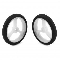 Wheels 40x7mm 20T - white - Polol 4909