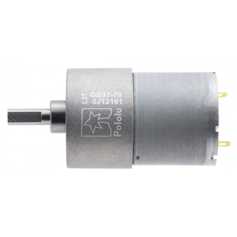 37Dx50L motor with 70:1 12V 150RPM gearbox - Polol 4744