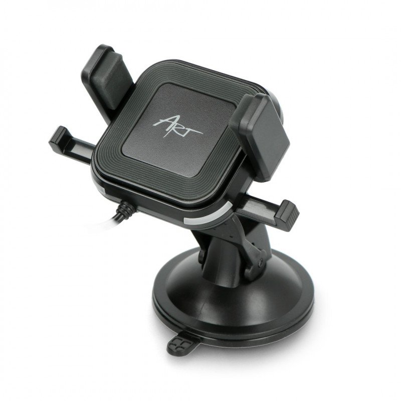 Universal car holder for phones with induction charger - ART AX-30