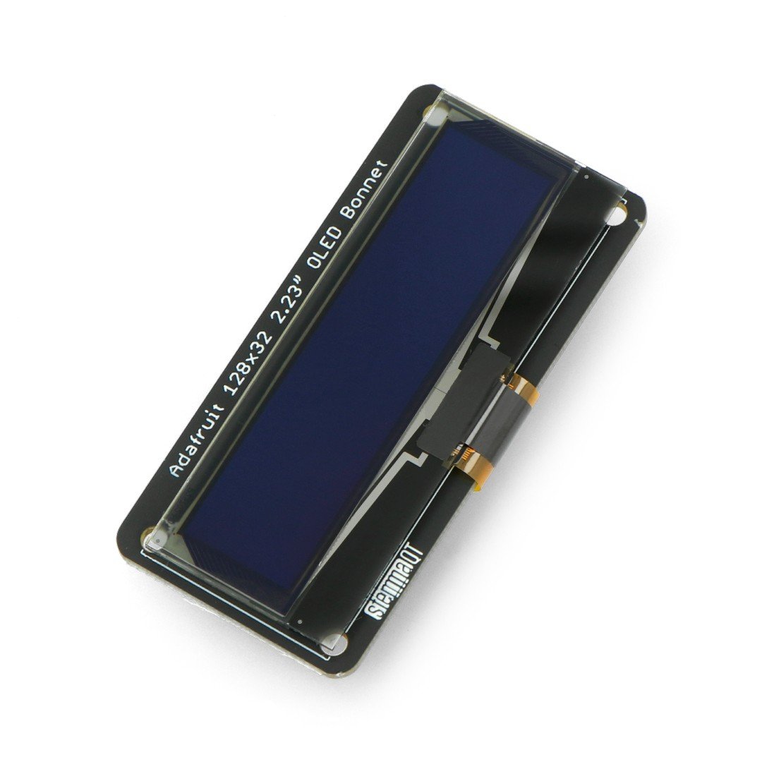 OLED 2,23'' 128x32px monochrome display with STEMMA QT/Qwiic connector - for Raspberry Pi - Adafruit 4567