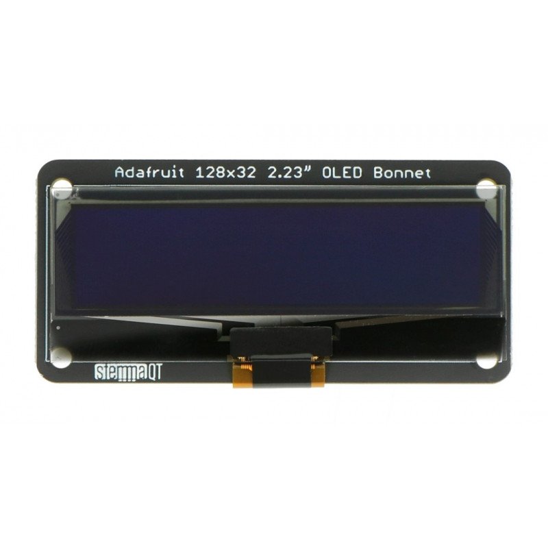 OLED 2,23'' 128x32px monochrome display with STEMMA QT/Qwiic connector - for Raspberry Pi - Adafruit 4567