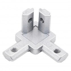 Hidden corner for profiles 3-sided natural