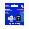 Goodram All in One memory card micro SD / SDHC 16GB class 10 + adapter + reader OTG - zdjęcie 1