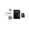 Goodram All in One - micro SD / SDHC memory card 64GB class 10 + adapter + OTG reader - zdjęcie 2