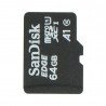 SanDisk microSD 64GB 80MB/sec class 10 + Raspbian NOOBs system for Raspberry Pi 4B/3B+/3B/2B - zdjęcie 1