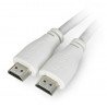 Cable HDMI 2m 30awg white - Raspberry Official - zdjęcie 2
