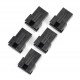4-pin male connector housing - 2.5mm raster 4-pin male connector housing - 2.5mm raster