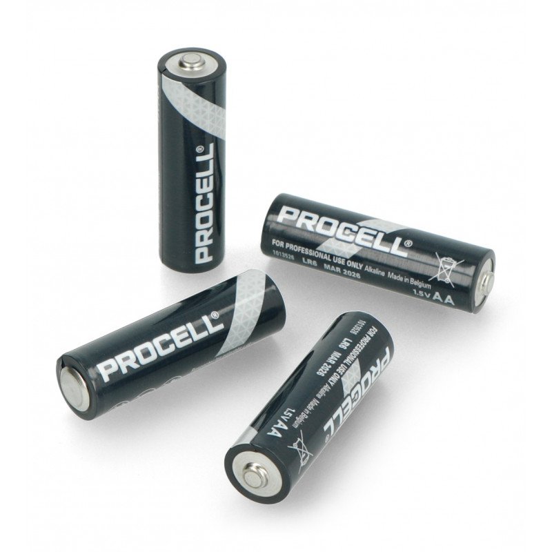 Battery AA (LR6) Duracell Procell - 10 pieces