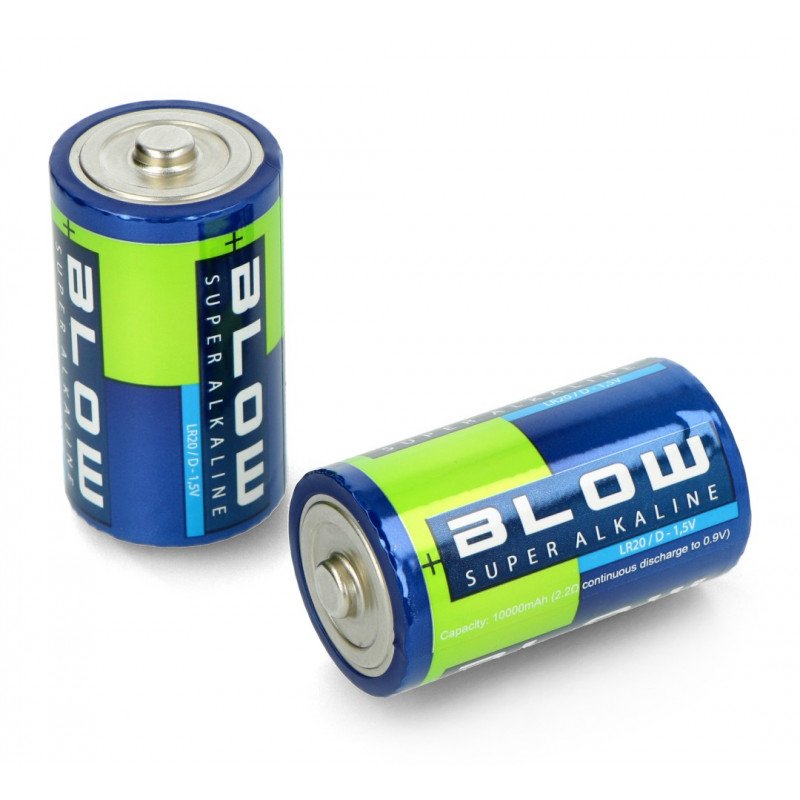 Battery D/R20 Blow Super Alkaline - 2pcs.