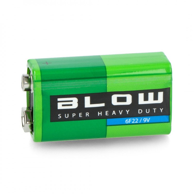 Battery Blow Super Heavy Duty 6F22 9V - blister Botland - Robotic Shop
